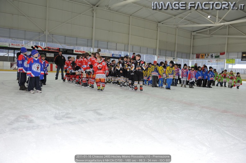 2011-01-16 Chiasso 2480 Hockey Milano Rossoblu U10 - Premiazione.jpg